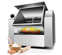 Pétrin électrique professionnel, pétrin à farine en acier inoxydable avec minuterie, pétrissage professionnel pour pâtes et pizzas, haute efficacité