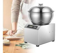 Pétrin professionnel 5 kg/8 kg, sur pied, rotatif bidirectionnel, 1800 W/2200 W, en acier inoxydable, pour restaurants, boulangeries et pizzerias. 8KG