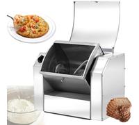 Pétrin professionnel avec minuterie, robot pâtissier sur socle en acier inoxydable dune capacité de 3 kg ou 5 kg, idéal boulangeries, restaurants et pizzerias (3 kg)
