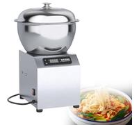 Pétrin professionnel commercial 2200 W, machine à pétrir robuste avec mélange avant/arrière, cuve en acier inoxydable, panneau de minuterie pour pizzerias, boulangeries et pâtisseries 8KG/18QT