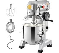 Pétrin Scheffler 1100W - 33 L Robot de cuisine - Machine à pâte - 3 vitesses - Incl. crochet à pétrir, batteur plat, câble métallique - Pétrin avec fonction minuterie