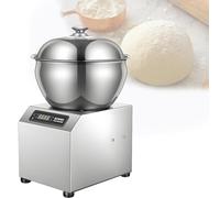 Pétrin vertical à spirale, en acier inoxydable, avec minuterie 30 minutes, double rotation et commandes tactiles, idéal pour la pâtisserie, la pizza et la fabrication du pain.