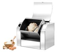 Pétrin vertical électrique professionnel 1500 W en acier inoxydable, capacité 30/50 kg/h, idéal pour la fabrication de pâtes et de pizzas. Capacité : 5 kg.
