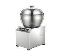 Pétrin vertical, pétrin professionnel 1800 W, grande capacité, avec commandes tactiles, minuterie 0-30 min, tambour en acier inoxydable et double rotation.