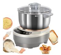 Pétrisseur 200 W Avec Minuterie 10 Min, Pétrissage Entièrement Automatique, Levée À Température Constante Et Boutons Intelligents. Bol Antiadhésif Pour La Pâtisserie.,7L