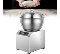 Pétrisseur électrique commercial en acier inoxydable, machine de mélange de remplissage de boulettes de table de 5 kg/8 kg avec minuterie et double rotation, adapté aux restaurants(1500W,5KG)