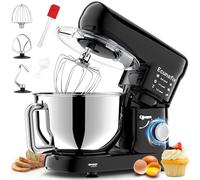 Pétrisseur planétaire offre professionnelle 1500 W robot de cuisine multifonction 6,5 L 6 + P vitesse faible bruit mélangeur électrique avec crochet pour pétrir, fouet plat, fouet