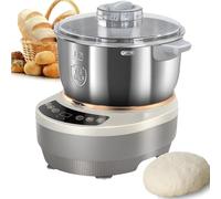 Pétrisseur vertical électrique avec fonction fermentation, grande capacité, écran LCD, thermostat et minuterie intelligente pour la pâtisserie maison.