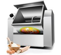 Pétrisseuse à Pâte Rotative 1100w / 1500w avec Bol en Acier Inoxydable De Qualité Alimentaire, Bouclier De Sécurité Et Minuterie Inclus, équipement De Cuisson pour Pizzeria Restaut, 5kg