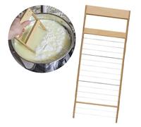PetriStor Horizontal Fromage Curd Cutter for Cheese Making Cheese Harp Cheese Curd Cutter Artisan Fromage Making Knife 19 mm
