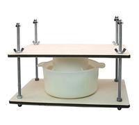 PetriStor Presse à Fromage en Bois de 30,5 cm - Kit de Fabrication Avec Moule de 1,2 L