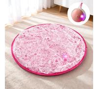 Petrizz Balle interactive rechargeable pour chat avec housse de chasse - Roulement automatique intelligent, évitement des obstacles, exercice d'intérieur pour chats pour libérer de l'énergie et des