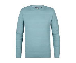 PETROL INDUSTRIES, Hommes Knitwear Col rond basique M-1050-KWR205, Océan, M