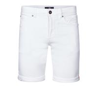Petrol Industries Short en denim pour homme - Coupe ajustée - Short en jean - Vêtement pour homme, Blanc éclatant., M
