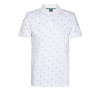 PETROL INDUSTRIES, Polo à Manches Courtes pour Homme, M-1050-POL921, Blanc Brillant, Taille S