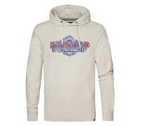 Petrol Industries Sweat à Capuche pour Homme M-1040-SWH300 - Couleur : Blanc Ancien - Taille : L, Blanc Vieilli (Melee), L