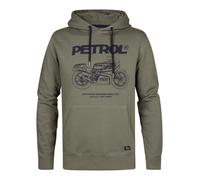 Petrol Industries Sweat-shirt kaki / noir, Taille M