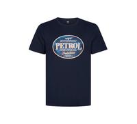 Petrol Industries T-Shirt bleu marine / saphir / miel, Taille 4XL