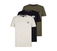 Petrol Industries T-Shirt 'Cimarron' beige / olive / noir, Taille M