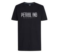 Petrol Industries T-Shirt noir / blanc, Taille M