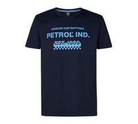 PETROL INDUSTRIES, T-Shirt pour Homme SS Classic Print, M-1050-TSR108, Bleu Marine, XL