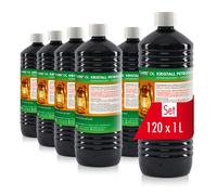 Pétrole de chauffage - FLAMBIOL® - 120 bouteilles - 1 L chacune - Combustible pour chauffage