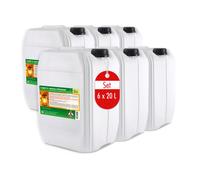 Pétrole de chauffage - FLAMBIOL - 6x 20 L - Entaromatisé - Pour camping et lampes - Rußfreie Verbrennung