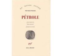 Pétrole Pier Paolo Pasolini (Auteur), René de Ceccatty (Traduction)