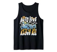 Petrolhead Car Tuning Drifting Auto Love Above All Débardeur