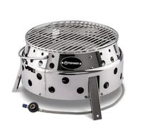 Petromax Barbecue à gaz Atago pliable, allumage piézoélectrique, compatible cartouche standard