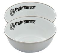 Petromax – Set de 2 bols en émail 0,5 L Blanc – Ustensiles de camping