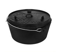 Petromax ft18 Cocotte en Fonte (Dutch Oven) (Fond Plat)