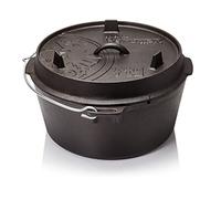 Petromax Dutch Oven With Flat Base 9l Noir