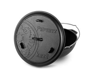 Petromax Kazan Casserole en fonte pour cuisine d'extérieur et feu de camp 8 l