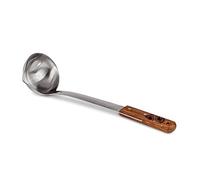 Petromax Louche 30 cm - Louche robuste en acier inoxydable avec manche en bois de noyer et bec verseur pour le camping et la cuisine en plein air