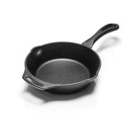Petromax Poêle à feu avec manche - Poêle en fonte pour tous les types de barbecue et de cuisinière, flamme à gaz, four ou cuisson en plein air - Sauter, braiser et rôtir avec effet antiadhésif - 20 cm