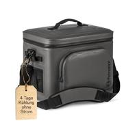 Petromax Sacs isothermes (kx-bag8, gris) pour des jours réfrigérés | Indépendance de l'électricité et de la batterie | Fermeture éclair étanche | pour glaçons et batteries de refroidissement