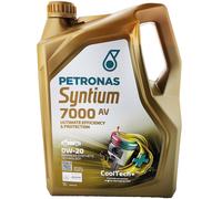 PETRONAS Syntium 7000 Av 0W-20 5 Litre pour VW 508.00 509.00 Porsche C20 Acea C5