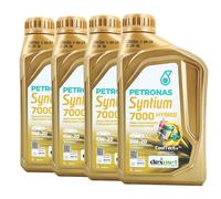 Petronas Syntium 7000 Hybrid 0W-20 Sp L'Huile De Moteur, dexos1 Gen3,4x1 Litre