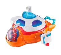 PETRONIX DEFENDERS Ensemble de jeu 3 en 1 de la série de dessins, sous-marin, bateau et aéronef avec figurine Matt et Moto Jouet, pour enfants à partir de 3 ans, Célèbre (PET07000)