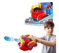 PETRONIX DEFENDERS Portal Launcher with 6 Discs, Jouet pour garçon et Fille de 3+ Ans