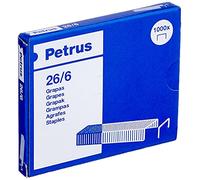 PETRUS 55710 - Grapas cobreadas de oficina 26/6 (x1000)