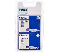 Petrus agrafes, Pour agrafer jusqu'à 20 feuilles, long de 6 mm, 4000 agrafes, Modèle 23/6-200, 55782