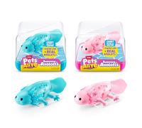 Pets Alive Robo Axolotl, Série 1, Axolotl de Natation, (Lot de 2), boîte d'expédition