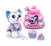 Pets Alive Chiots Caca par ZURU, Husky, véritable Chien de Compagnie, Peluche de Jeu, Peluche nourrissante pour Le développement