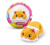 Pets Alive Hamster Mania by ZURU, Orange Hamster, Pet Nurture, Peluche, Real Alive, 20+ Sons interactifs, Animal électronique, (Orange)