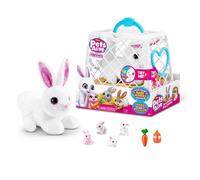 ZURU Jeu interactif PETS ALIVE Mama Bunny & Baby – Lapin sonore, 10 sons, Bébés surprises