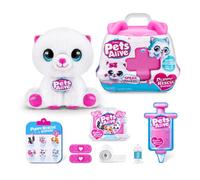 Pets Alive Pet Shop Surprise Series 3 Puppy Rescue by ZURU, Pomeranian, Nurture Play, Soft Toy Unboxing, Heal Adopt Interactive, Ultra Soft Plushies with Electronic Speak and Repeat (Pomeranian)
