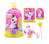 Pets Alive Polly The Magic Bird de ZURU, Robot Oiseau de Compagnie, Rose