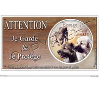 Pets-Easy.com Panneau Chien ou Plaque Berger-du-caucase 20 cm